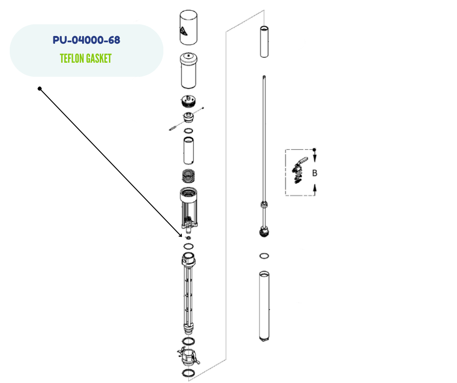 PMC TEFLON GASKET (PU-04000-68)