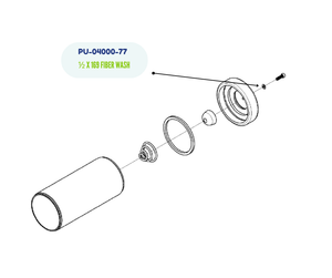 PMC Fiber Washer, 1/2 x 169 (PU-04000-77)