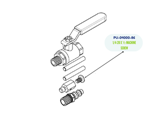 PMC 1/4-20 x .5 Machine Screw (PU-04000-86)