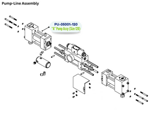 PMC A PUMP ASSY, SIZE 120 (PU05001120) (PU-05001-120)