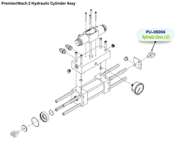 PMC HYDRAULIC CLEVIS (PU05006) (PU-05006)