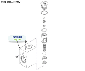 PMC PUMP BASE (PU05018) (PU-05018)