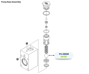 PMC INLET BALL (PU05020) (PU-05020)
