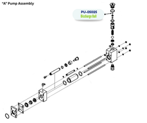 PMC DISCHARGE BALL (PU05025) (PU-05025)