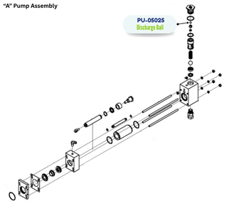 PMC DISCHARGE BALL (PU05025) (PU-05025)