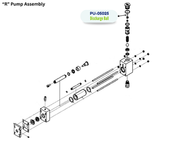 PMC DISCHARGE BALL (PU05025) (PU-05025)