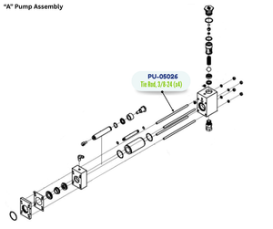 PMC TIE ROD, 3/824 (PU05026) (PU-05026)