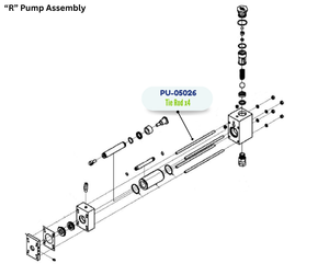 PMC TIE ROD, 3/824 (PU05026) (PU-05026)