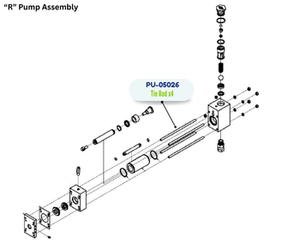 PMC TIE ROD, 3/824 (PU05026) (PU-05026)