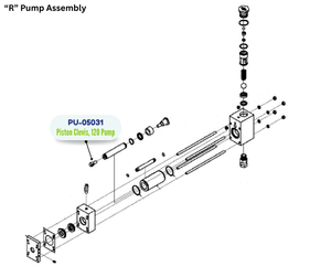 PMC PISTON CLEVIS, 120 PUMP (PU05031) (PU-05031)