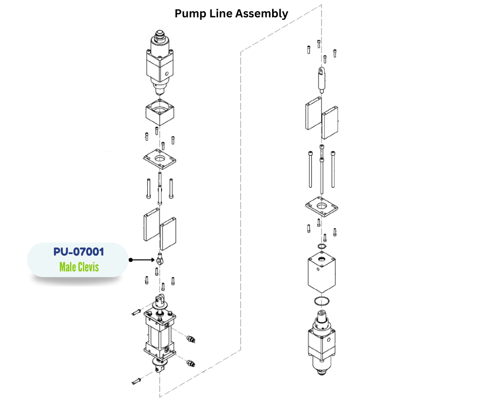 MALE CLEVIS (PU07001) (PU-07001)
