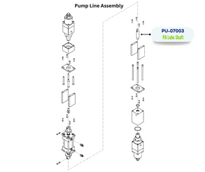 PA LUBE SHAFT (PU07003) (PU-07003)