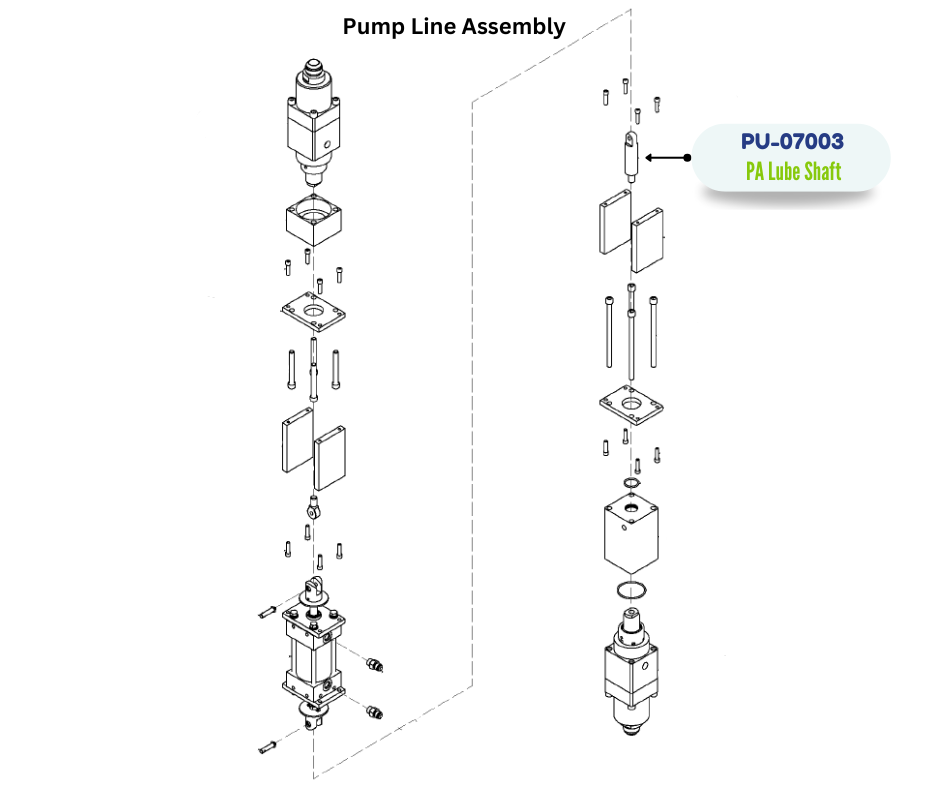 PA LUBE SHAFT (PU07003) (PU-07003)