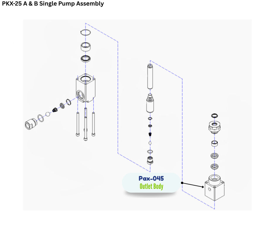 OUTLET BODY (PAX045) (PAX-045)