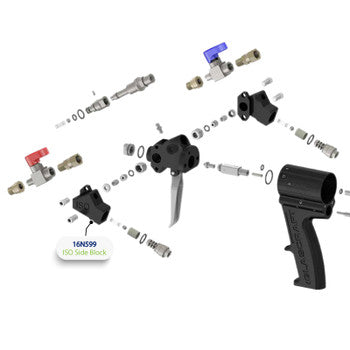 ISO Side Block for Graco Probler P2 Spray Gun (16N599)