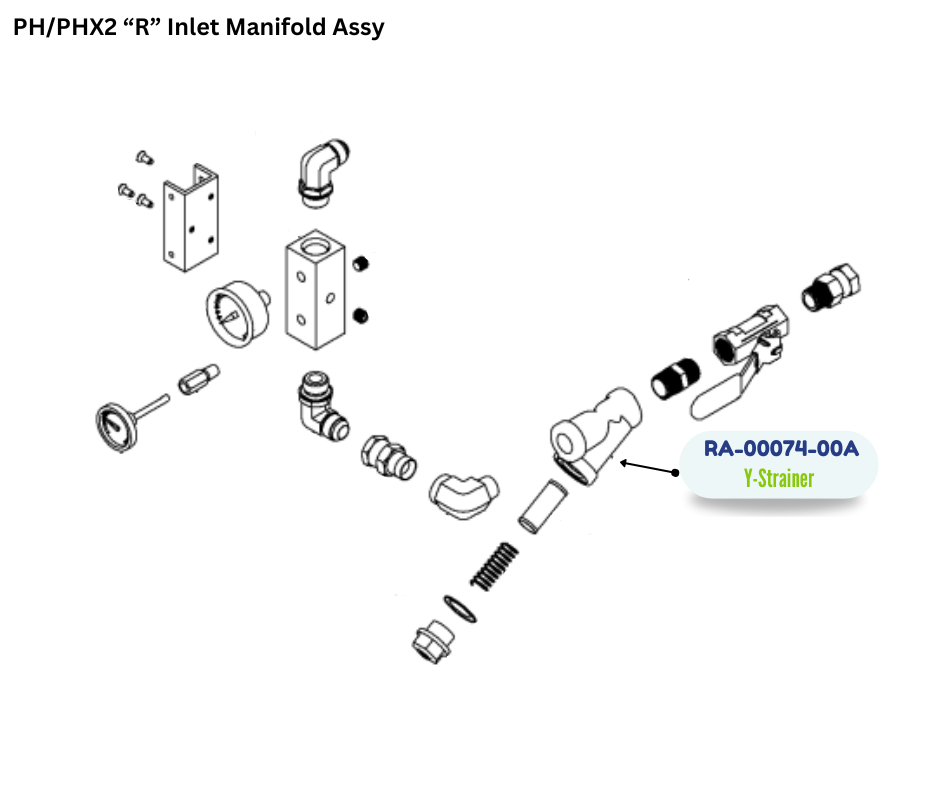 PMC Y STRAINER ASSY (RA0007400A) (RA-00074-00A)