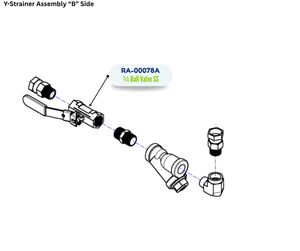 PMC 3/4 NPT BALL VALVE; SS; 1000 PSI (RA00078A) (RA-00078A)