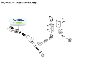PMC 3/4 NPT BALL VALVE; SS; 1000 PSI (RA00078A) (RA-00078A)