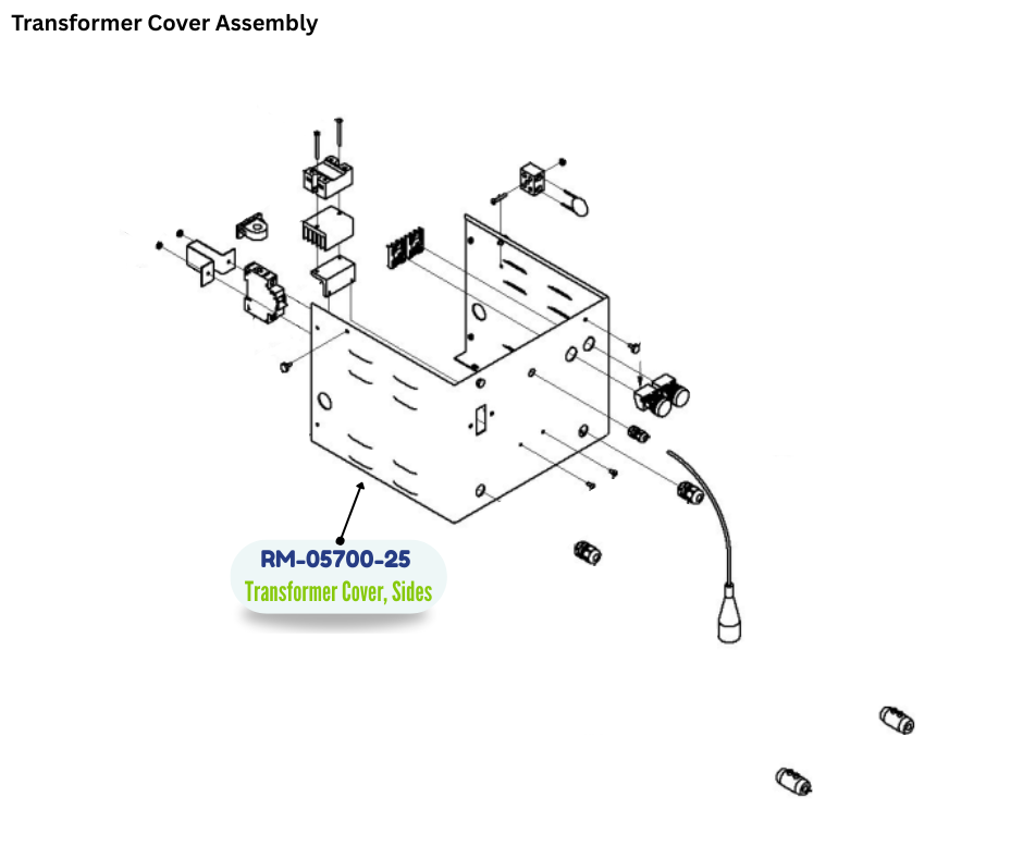 PMC TRANSFORMER COVER, SIDES (RM05700250) (RM-05700-25)