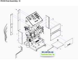PMC TRANSFORMER COVER, TOP (RM0570026) (RM-05700-26)