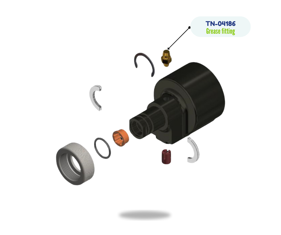 PMC GREASE FITTING, 1/428 (TN04186) (TN-04186)