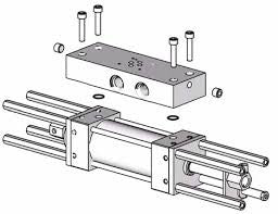 GRACO HYDRAULIC CYLINDER WITH SPACERS (295027)