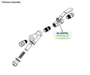 PMC 3/4 NPT BALL VALVE; SS; 1000 PSI (RA00078A) (RA-00078A)